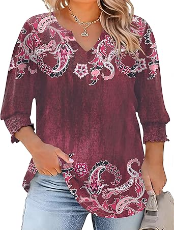 Women's Lapel Long Sleeve Trendy Blouses Beautiful Flower Colorful Shirts Casual Lightweight Loose Fit Comfy Top