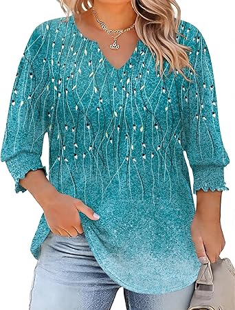 Women's Lapel Long Sleeve Trendy Blouses Beautiful Flower Colorful Shirts Casual Lightweight Loose Fit Comfy Top