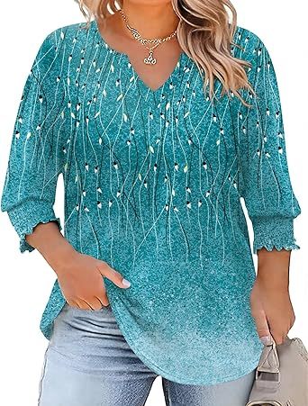 Women's Lapel Long Sleeve Trendy Blouses Beautiful Flower Colorful Shirts Casual Lightweight Loose Fit Comfy Top