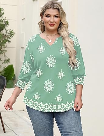 Women's Lapel Long Sleeve Trendy Blouses Beautiful Flower Colorful Shirts Casual Lightweight Loose Fit Comfy Top