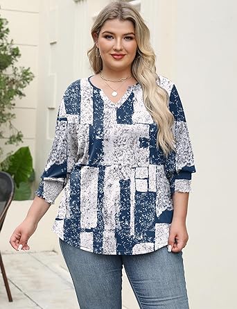 Women's Lapel Long Sleeve Trendy Blouses Beautiful Flower Colorful Shirts Casual Lightweight Loose Fit Comfy Top