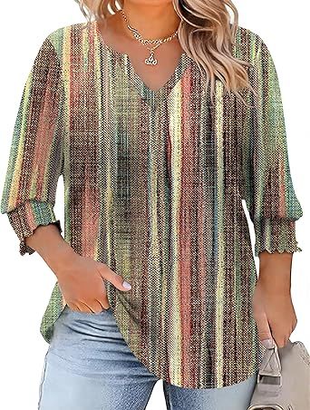 Women's Lapel Long Sleeve Trendy Blouses Beautiful Flower Colorful Shirts Casual Lightweight Loose Fit Comfy Top