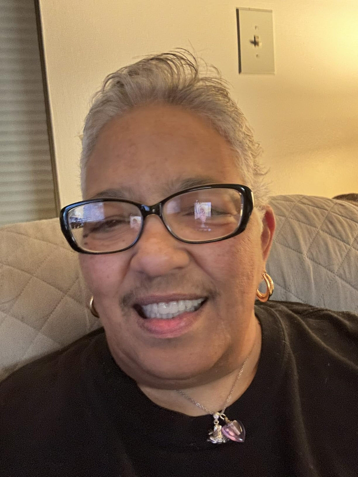 Customer denture review photo