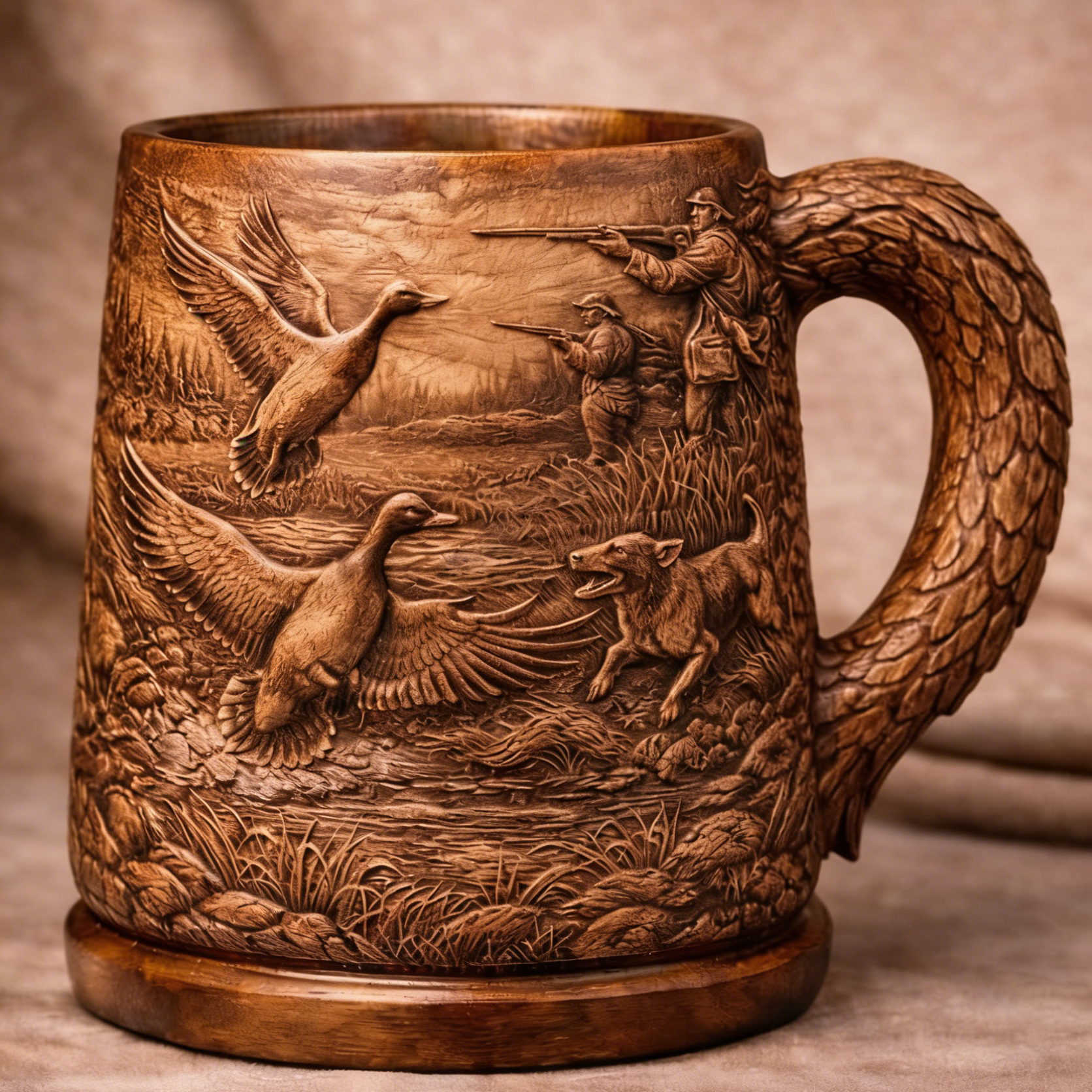 ⏰Last Day Promotion 49% 🔥Hand-carved wooden art relief cups