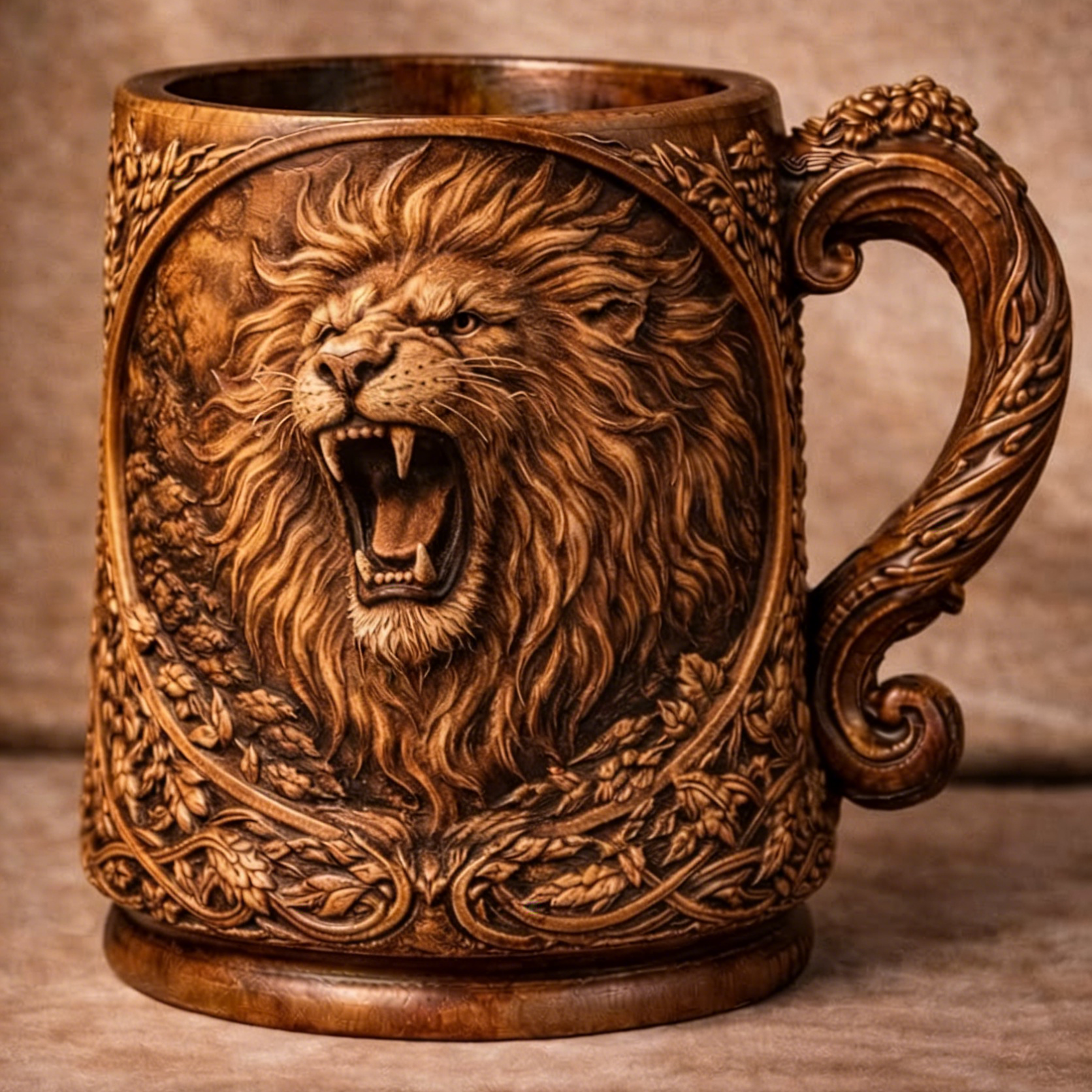 ⏰Last Day Promotion 49% 🔥Hand-carved wooden art relief cups