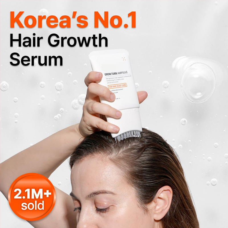 Hair Growth Serum with Built-in Brush
