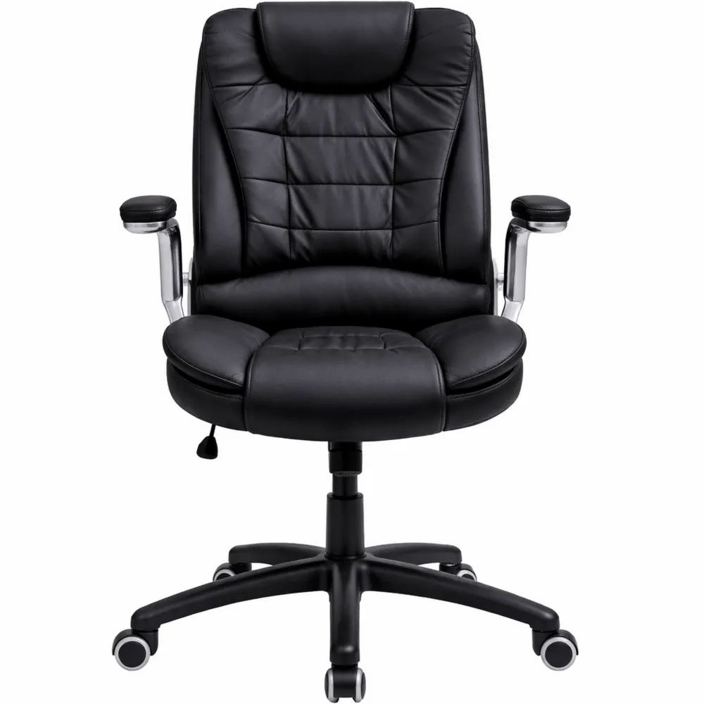 Sedia da ufficio ergonomica con schienale alto e braccioli regolabili