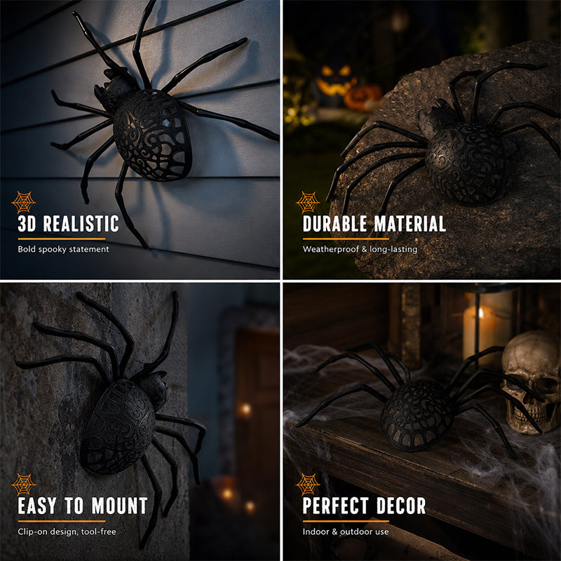 CreepyCrawler Giant Spider Wall Decor