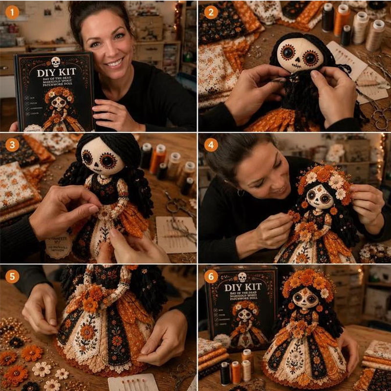 🌹 Spirit of Memories Patchwork Doll Kit
