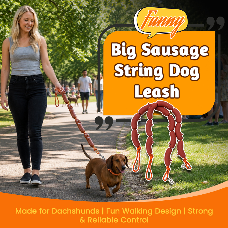 Funny Big Sausage String Dog Leash