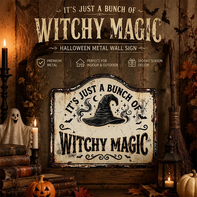 Halloween Witch Decorative Cards
