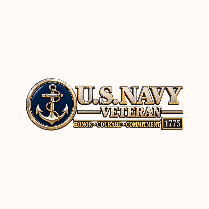 U.S. Military Veteran 3D Car Emblem – Honor Your Service, Show Your Pride