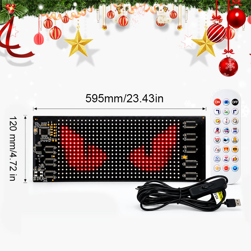 App-Controlled Animated Christmas LED Pixel Display