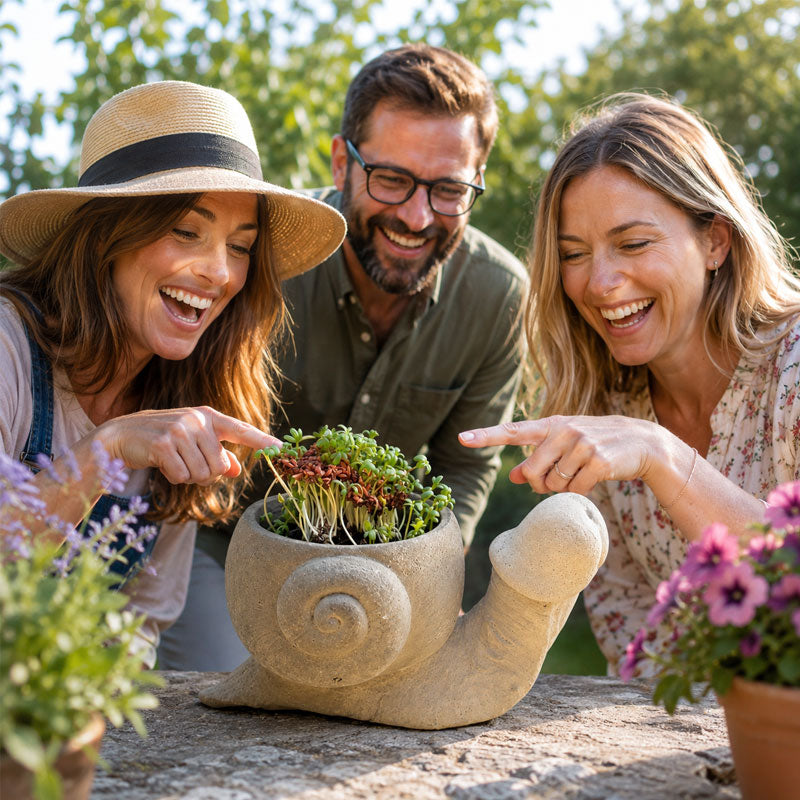 🐌 The Garden Planter That Makes Everyone Smile