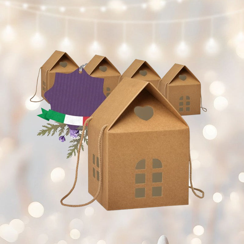 🎄Christmas Wonderland Cottage Gift Box – Reusable Holiday House Gift Packaging🎁