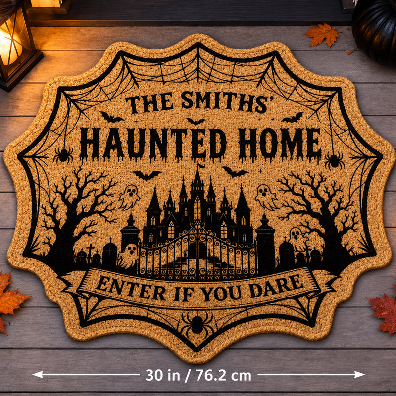🎃Halloween Haunted Home Door Mat🏰