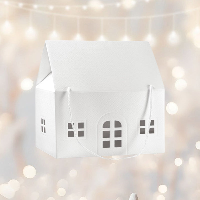 🎄Christmas Wonderland Cottage Gift Box – Reusable Holiday House Gift Packaging🎁