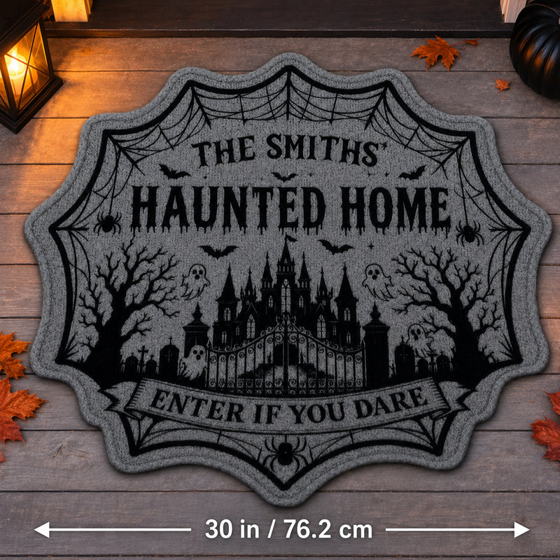 🎃Halloween Haunted Home Door Mat🏰