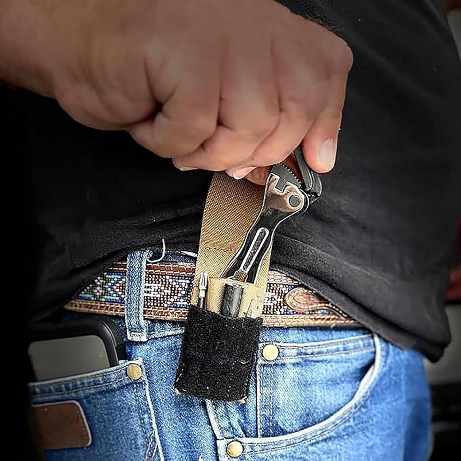 Der Micro Stubby Wrench, Micro Self Adjusting Wrench, Micro Stubby Pocket Pipe Wrench, Micro Stubby Pipe Vise Wrench SW72-19, 2 in 1 Wrench Tool for Tight Spaces