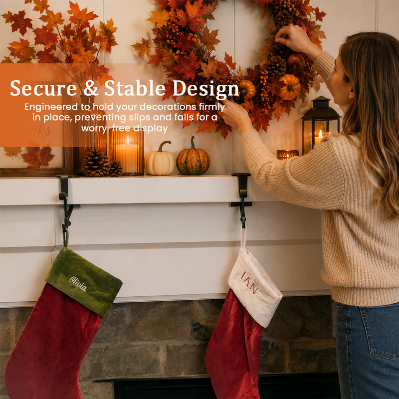✨ Paeose Adjustable Mantle Garland Hanger with Hooks ✨