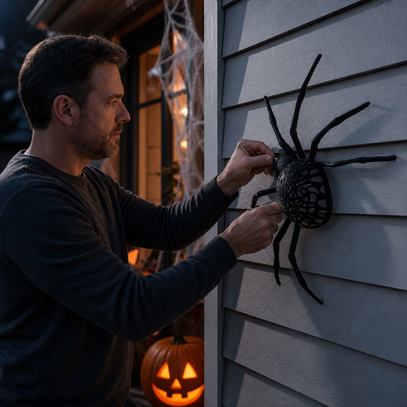 CreepyCrawler Giant Spider Wall Decor