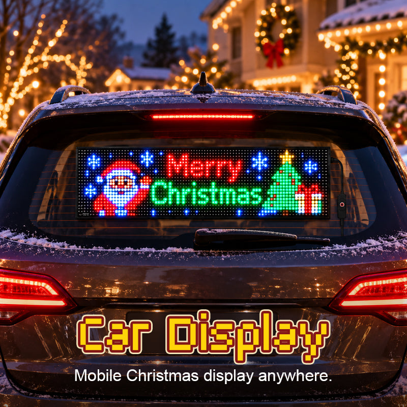 App-Controlled Animated Christmas LED Pixel Display