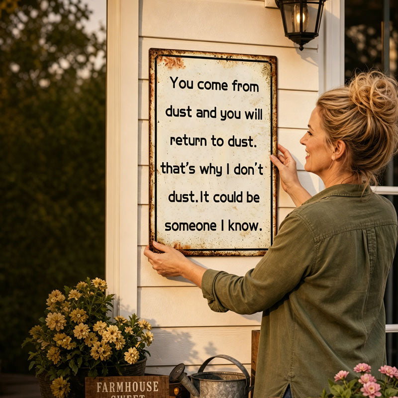 Funny American-Style English Wooden Sign