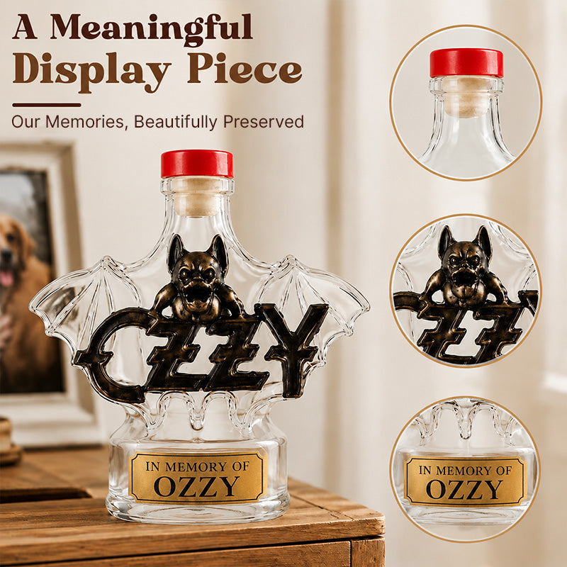 🍾 Rock Legend Memorial Tribute Bottle – Music Lover Keepsake & Display Decor