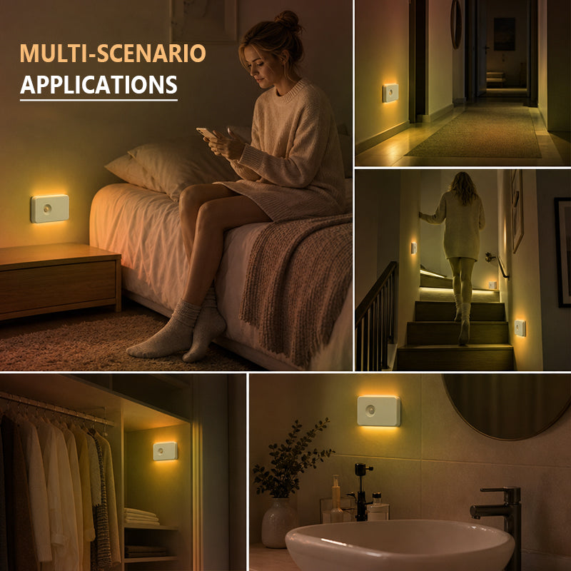 Smart Sensor Night Light LED Human Infrared Type-C