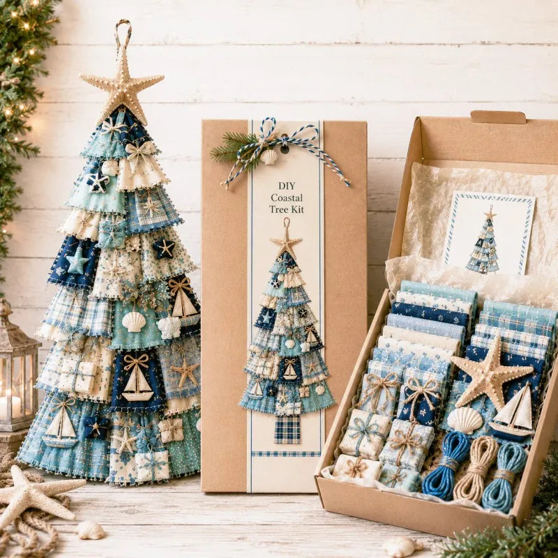 🎄 Heirloom Christmas DIY Patchwork Tree Door Hanging