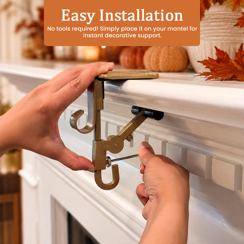 ✨ Paeose Adjustable Mantle Garland Hanger with Hooks ✨