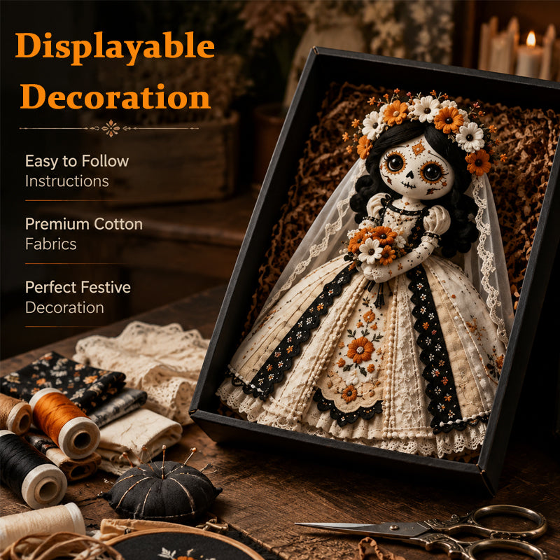 🌹 Spirit of Memories Patchwork Doll Kit