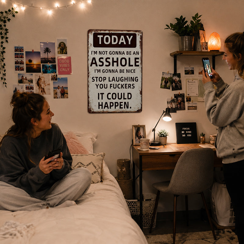 Unique Metal Wall Art – Stop Laughing, It Could Happe