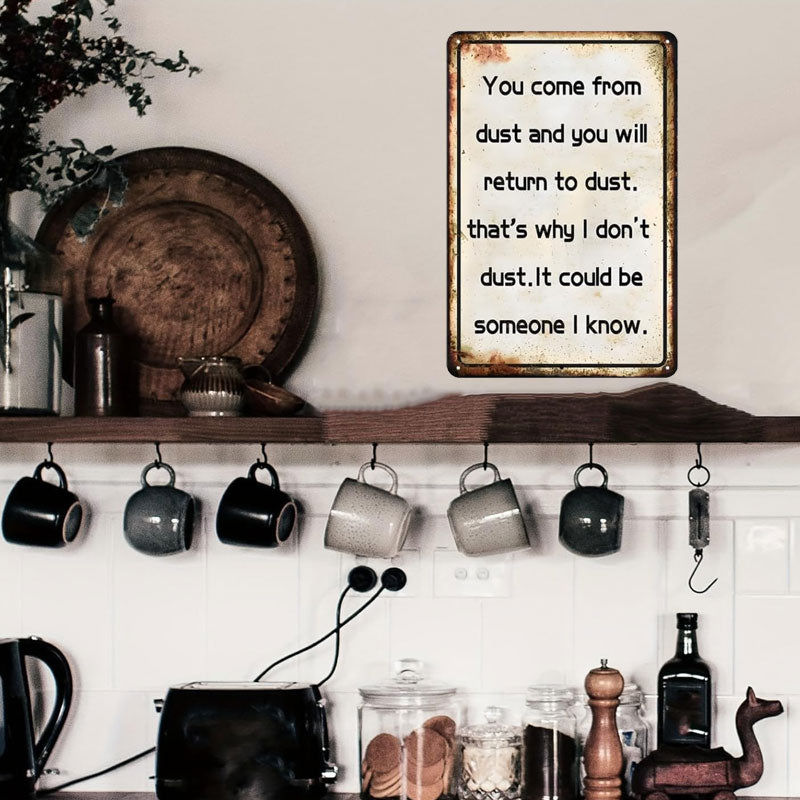 Funny American-Style English Wooden Sign