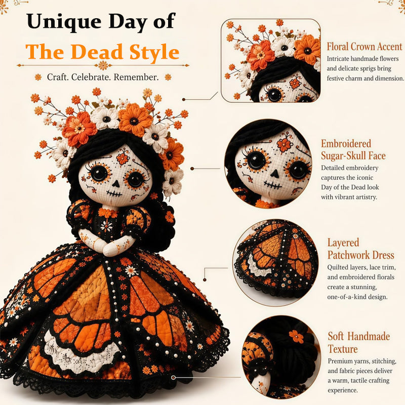 🌹 Spirit of Memories Patchwork Doll Kit