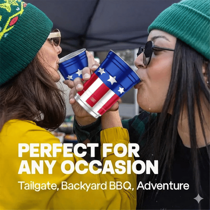 ⚡️Independence Day 50% OFF- 🦅 250th Anniversary Aluminum Party Cup — Reusable Patriotic Cups