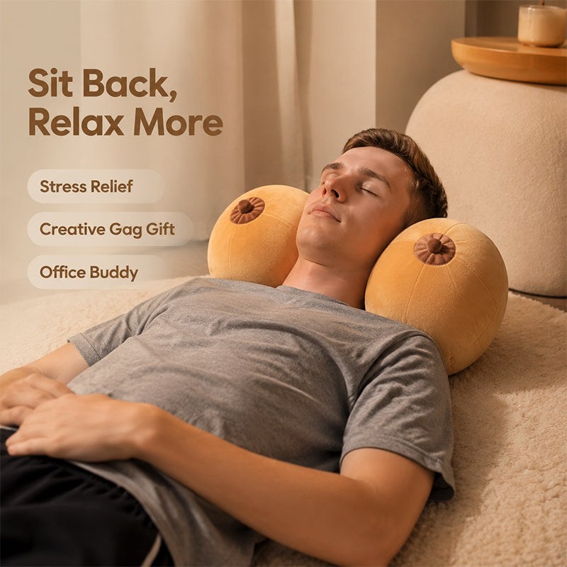 😄 Funny Boob Pillow – Hilarious Prank Gift & Soft Stress Relief Cushion