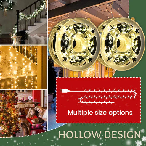 Copper wire fireworks string lights