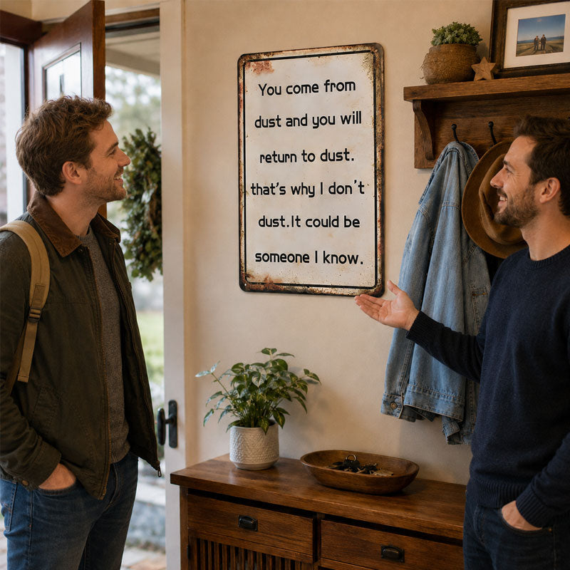 Funny American-Style English Wooden Sign