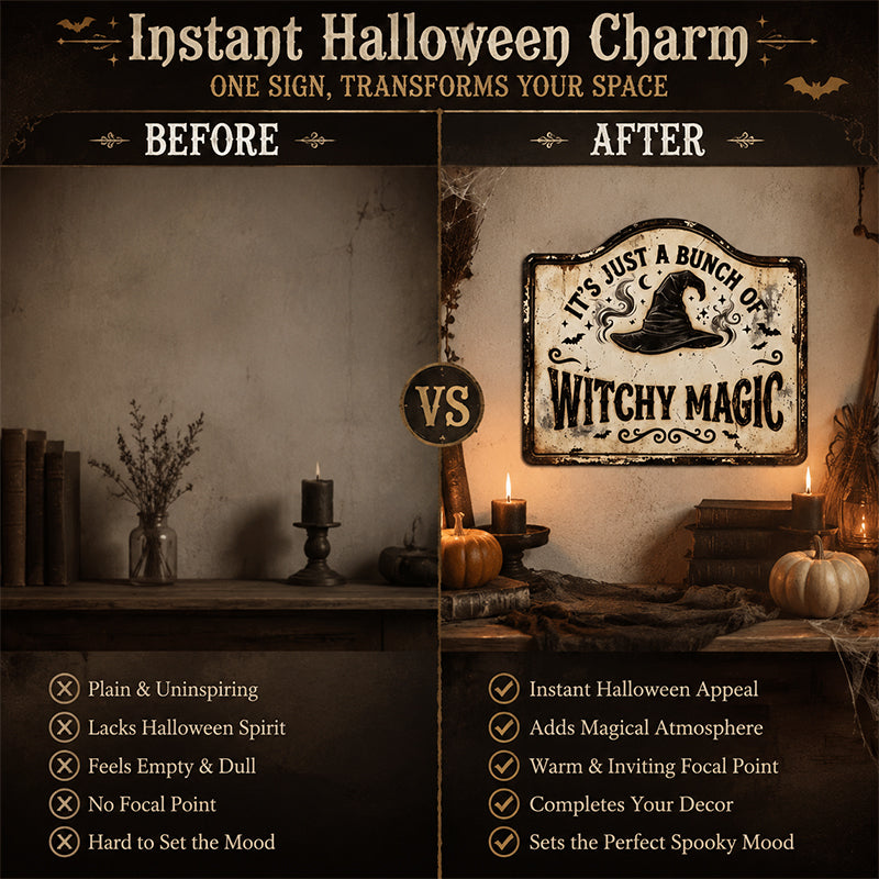 Halloween Witch Decorative Cards
