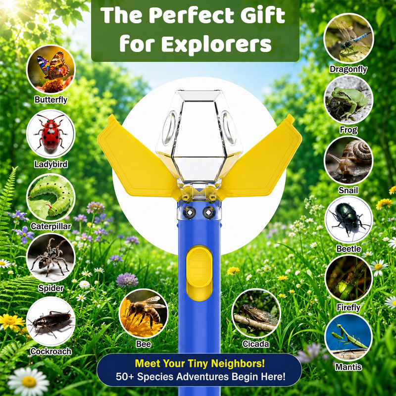 6x Magnification Bug Catcher & Viewer for Kids