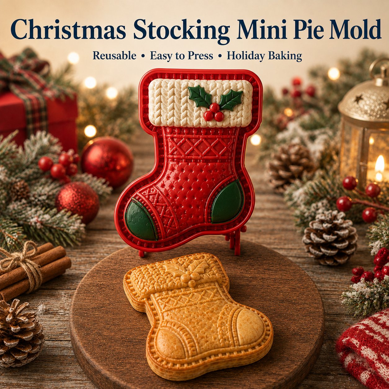 🎄 🎄 Christmas Character Mini Pie Maker – Holiday Hand Pie Mold & Press