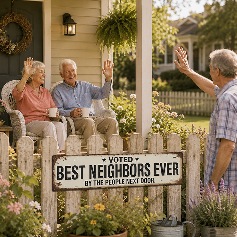 🏡❤️ Best Neighbor Garden Sign