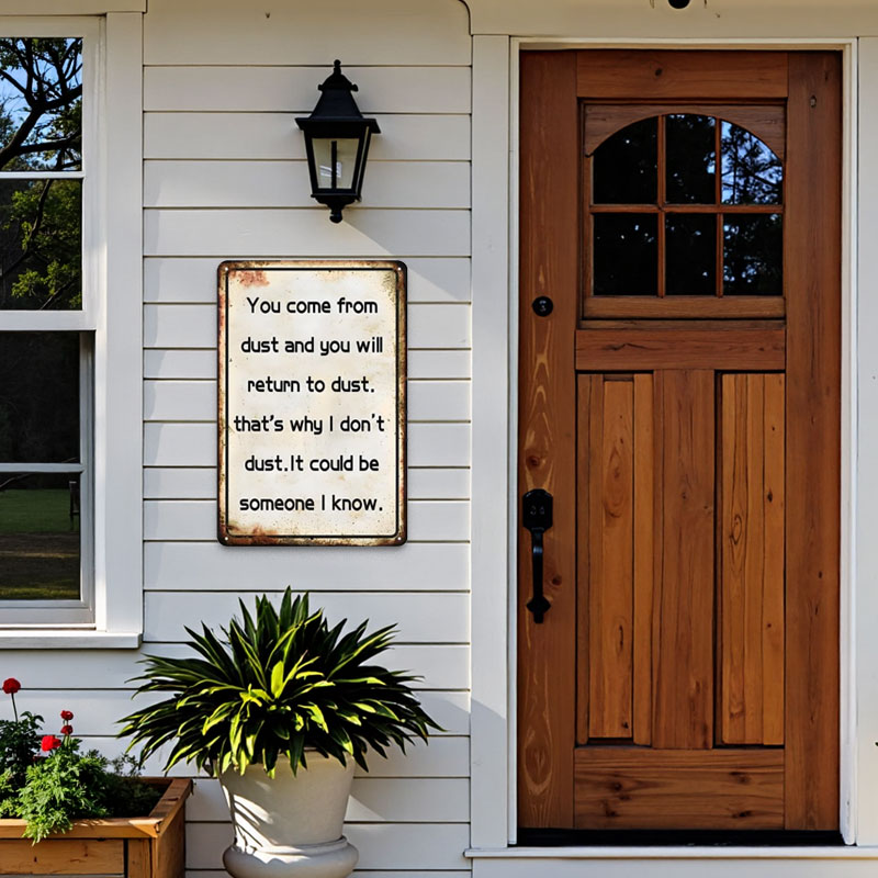 Funny American-Style English Wooden Sign