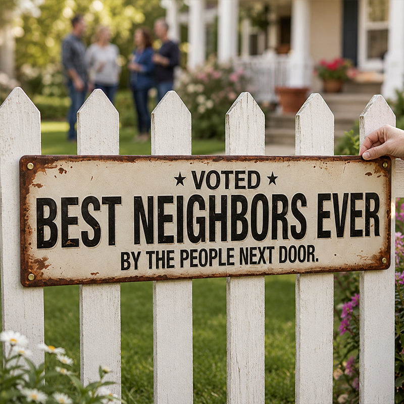 🏡❤️ Best Neighbor Garden Sign