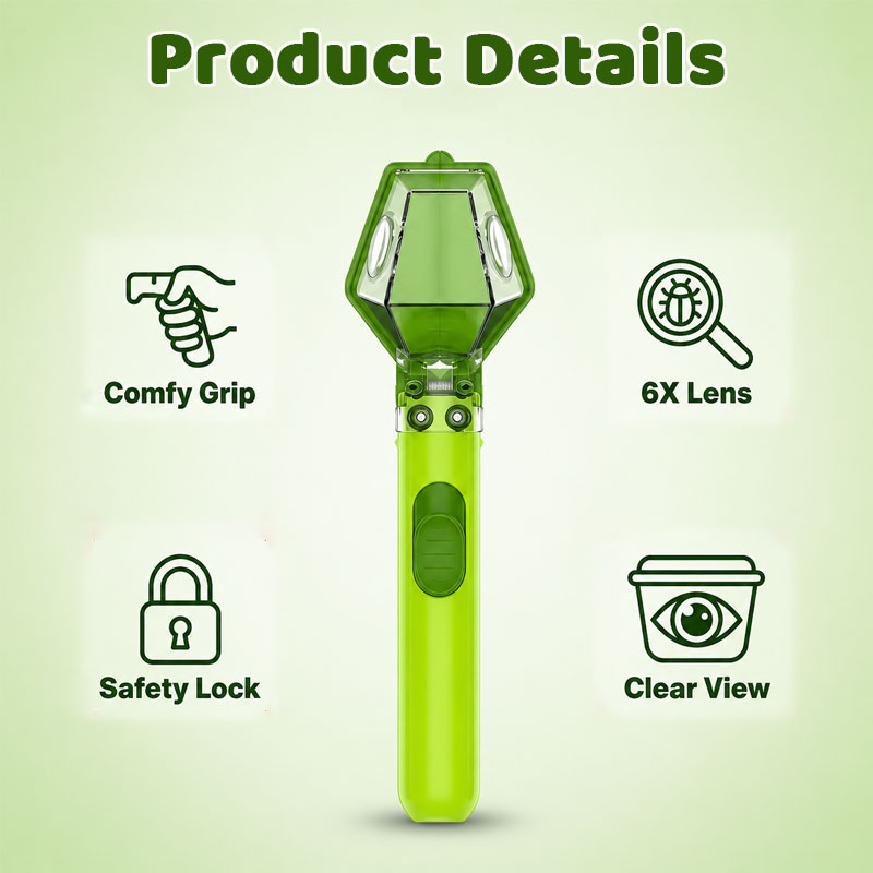 6x Magnification Bug Catcher & Viewer for Kids
