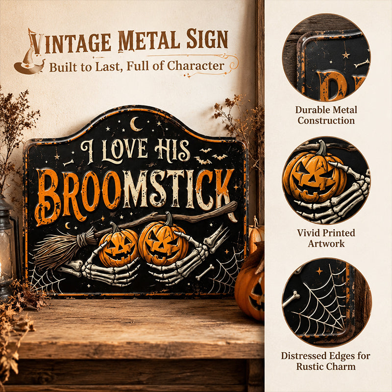 Halloween witch pumpkin decorative sign