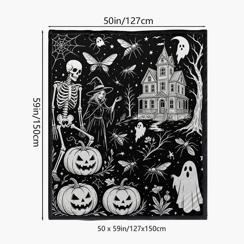 🎃 DIY Halloween Coloring Sherpa Blanket