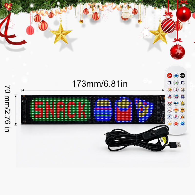 App-Controlled Animated Christmas LED Pixel Display