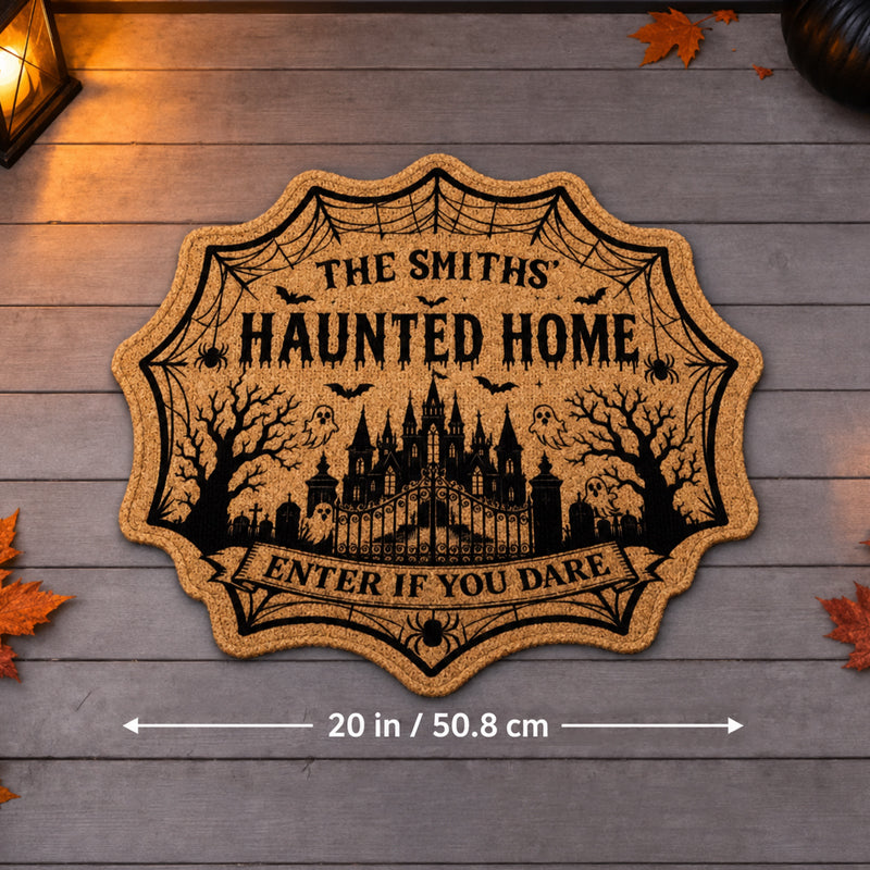 🎃Halloween Haunted Home Door Mat🏰